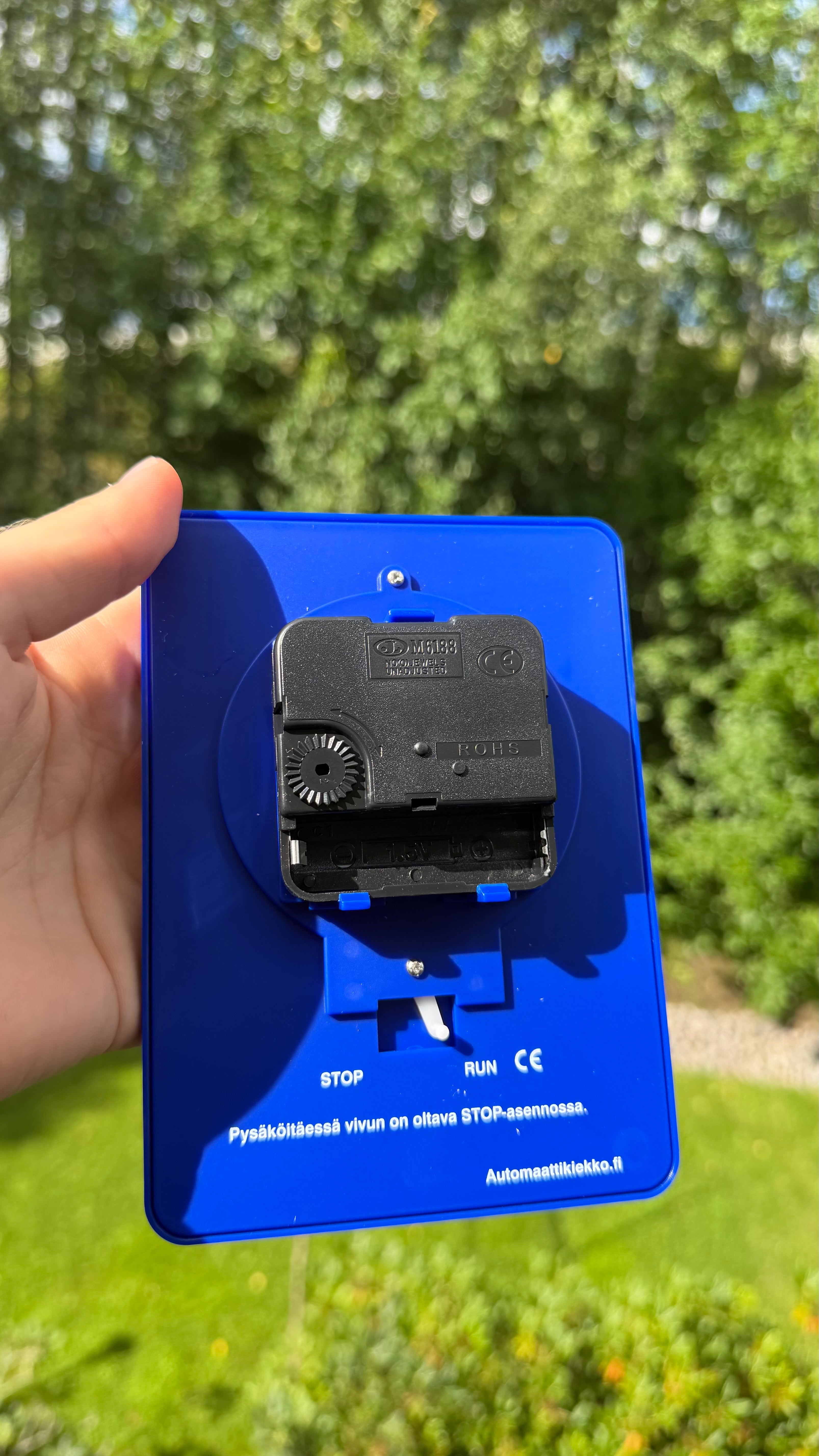 Automatic parking disc
